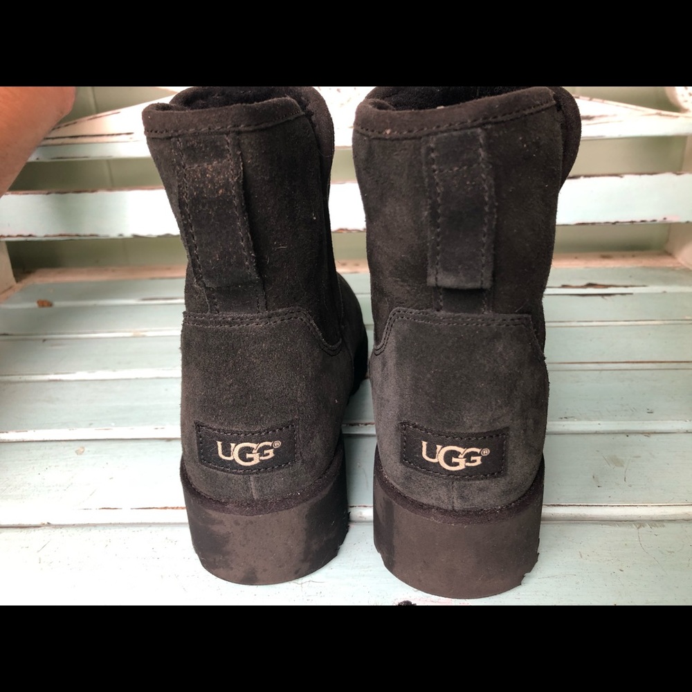 Ugg booties, tiny spotting on front, worn twice